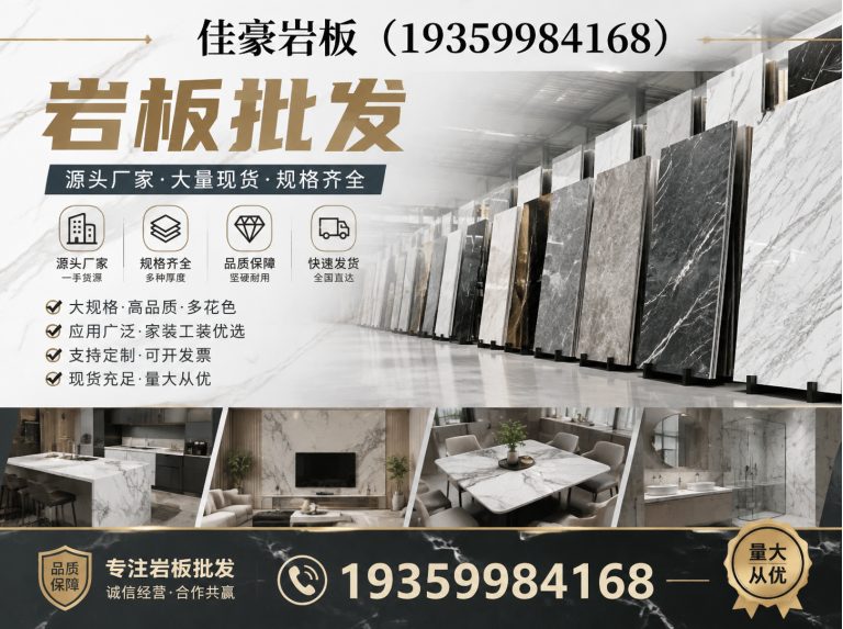 长沙县岩板加工展示图